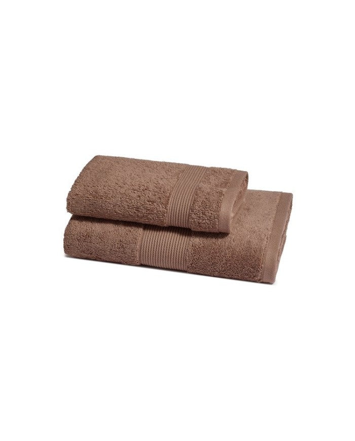 ZUCCHI Set 1+1 Solotuo Asciugamani medio+ospite Spugna di Cotone 560 gr/mq