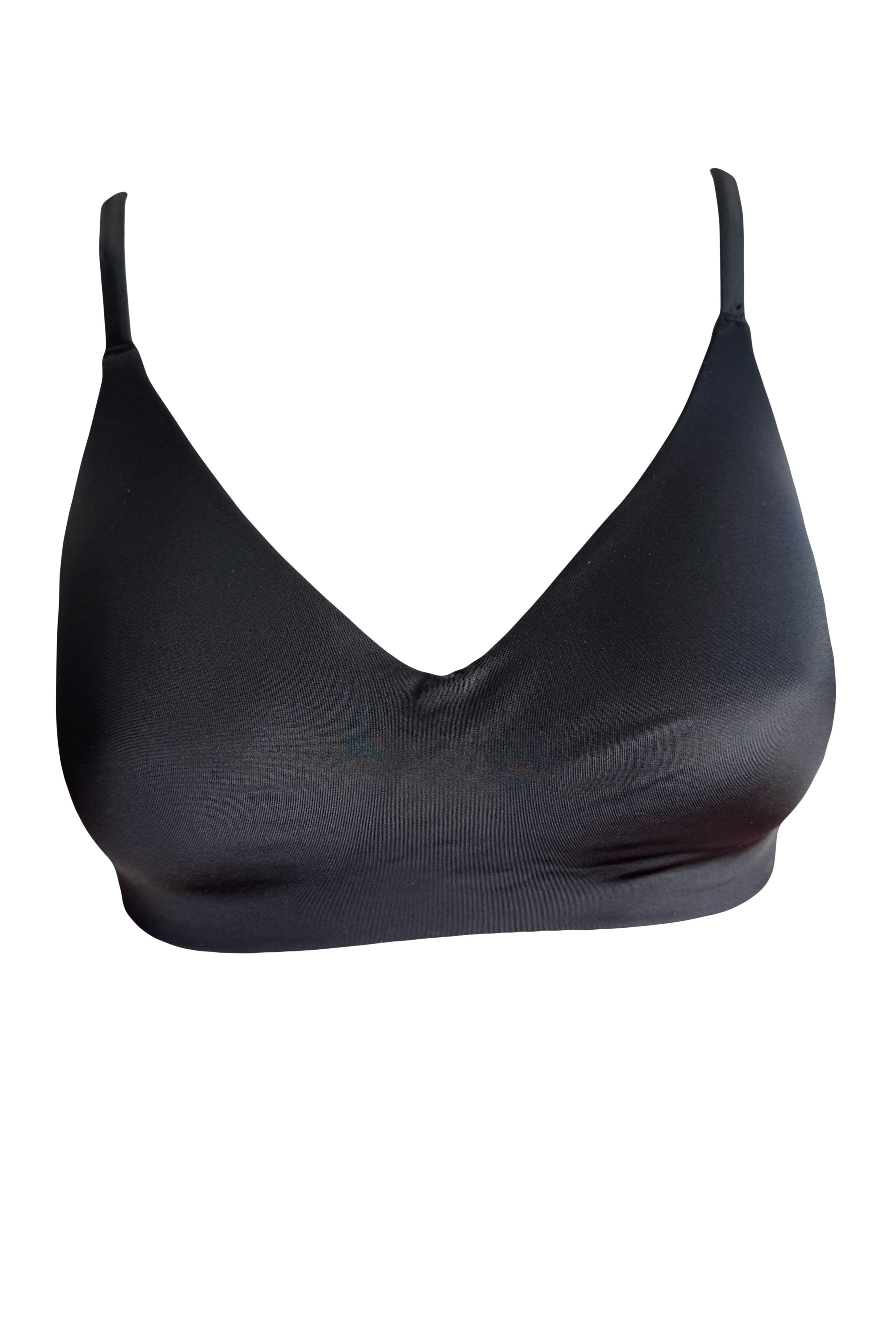 Lormar Reggiseno scollo a v microfibra effetto seta Lormar Active Este 01433