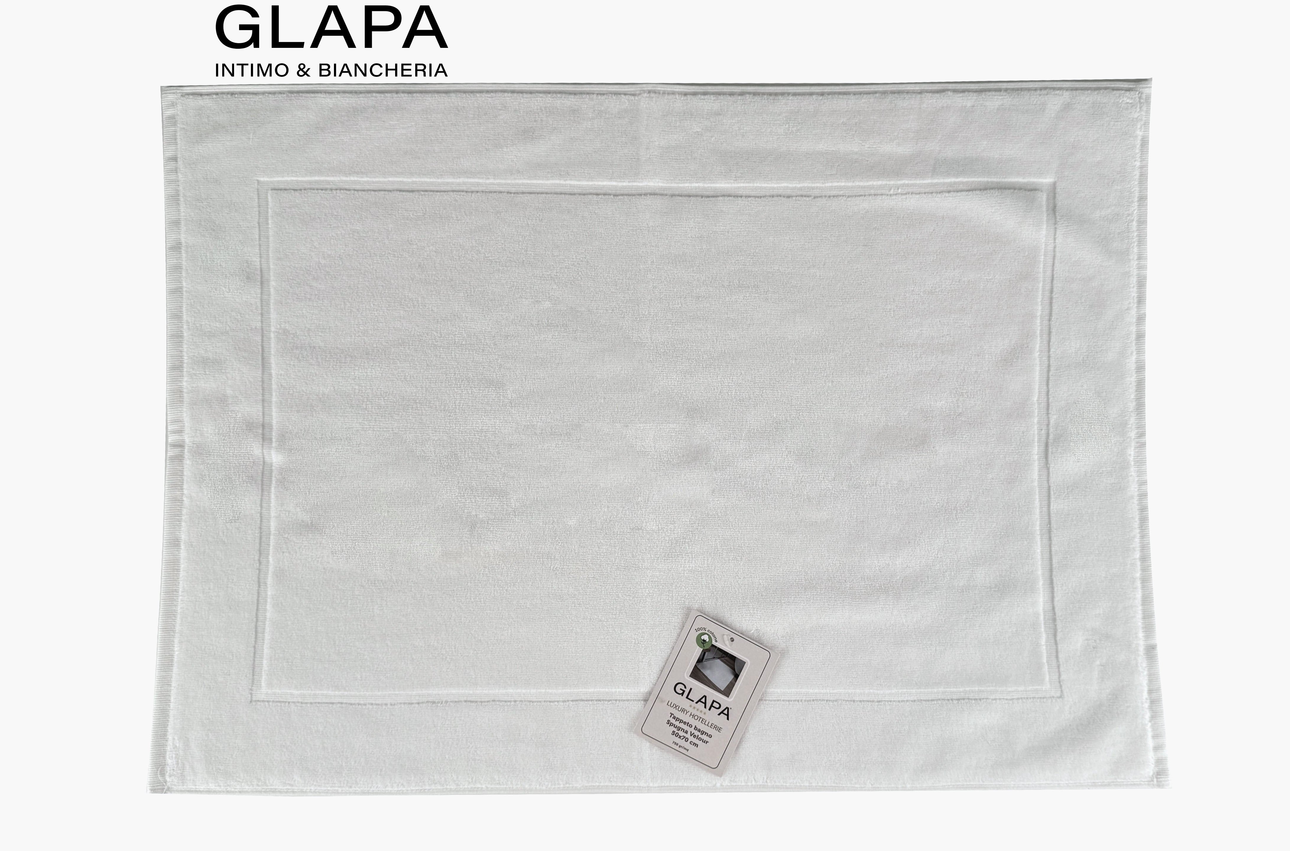 Glapa Luxury Hotellerie Tappeto bagno Spugna Velour 50X70 cm