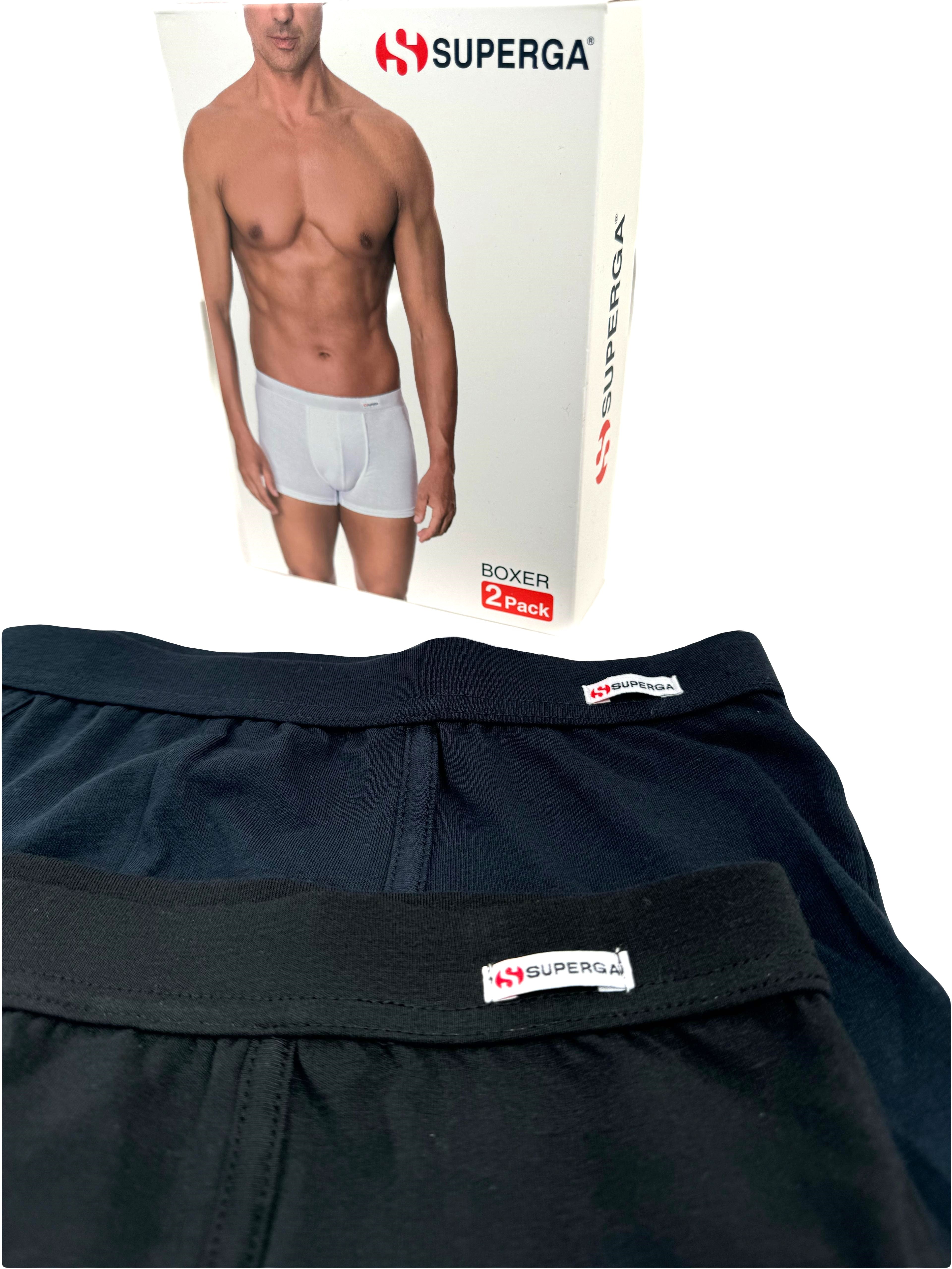 Superga Boxer in Confezione Da 2 - Cotton Stretch